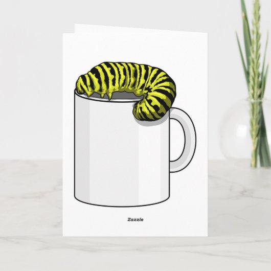 キャタピラーとマグ カード (裏面)