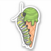 キャタピラーアイスクリーム シール (正面)