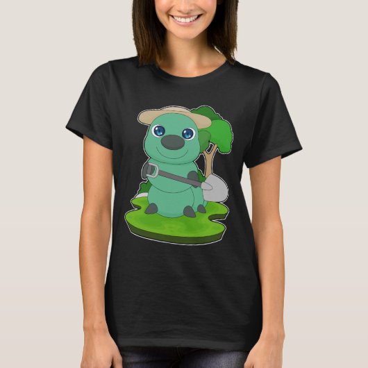 キャタピラーガーデナーシャベルガーデン Tシャツ (正面)