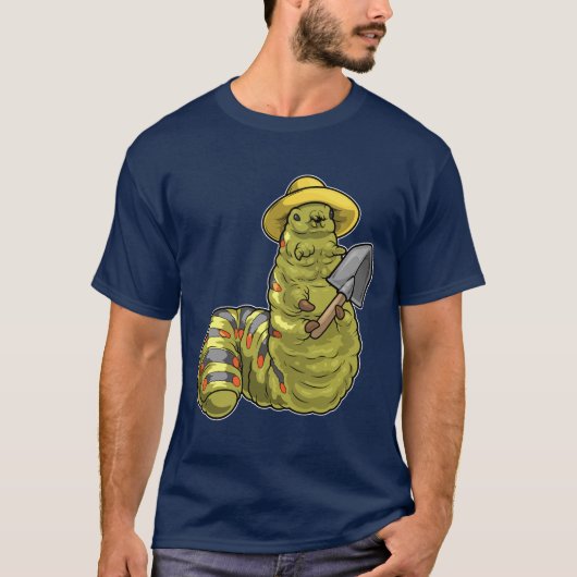 キャタピラーガーデナーシャベルガーデン Tシャツ (正面)