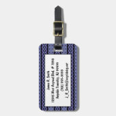 キャタピラークロールラゲッジタグ ラゲッジタグ (正面縦)