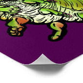 キャタピラーグリーン ポスター (角)