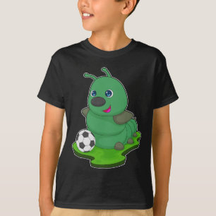 キャタピラーサッカープレーヤーサッカー Tシャツ