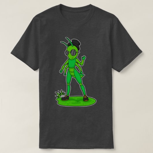キャタピラージェントングラスハット Tシャツ (デザイン正面)