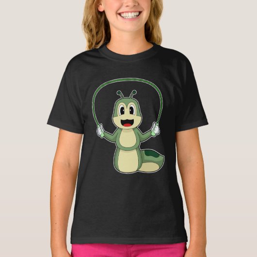 キャタピラースキップロープジャンプロープ Tシャツ (正面)