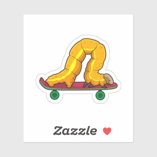 キャタピラースケータースケートボード シール (シート)