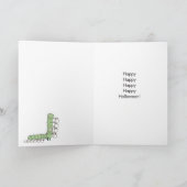 キャタピラートリックハロウィーン カード (内部)