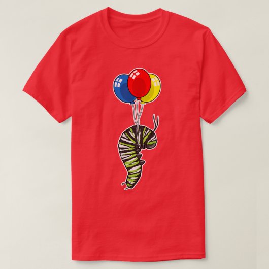キャタピラーバルーン Tシャツ (デザイン正面)