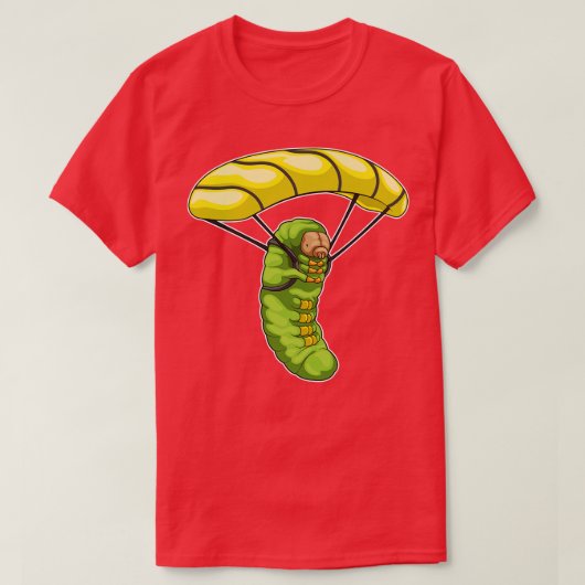 キャタピラーパラシュート Tシャツ (デザイン正面)