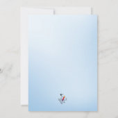 キャタピラーベビーシャワー招待状 招待状 (裏面)