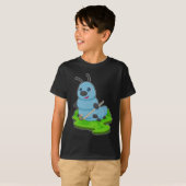 キャタピラーホッケーホッケー・スティック Tシャツ (正面フル)