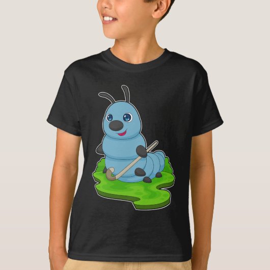 キャタピラーホッケーホッケー・スティック Tシャツ (正面)