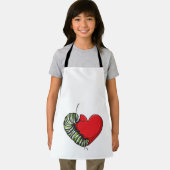 キャタピラーラブハート エプロン (インサイチュ)