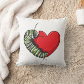 キャタピラーラブハート クッション (ブランケット)