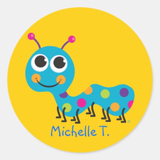 キャタピラー識別シール ラウンドシール (正面)