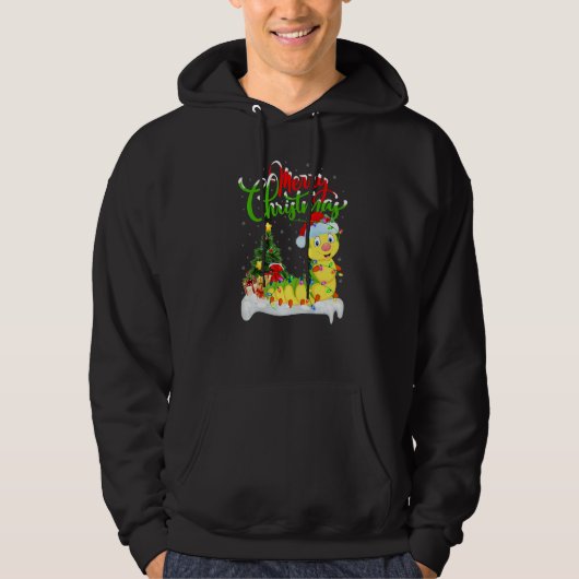 キャタピラー クリスマス 飾り キャタピラー クリスマス パーカ (正面)