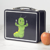 キャタピラー（スプーン&フォーク付） メタルランチボックス (インサイチュ)