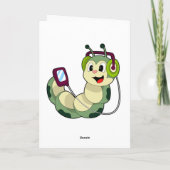 キャタピラー ヘッドフォン ミュージック カード (裏面)