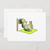 キャタピラーABSトレーニングフィットネス ポストカード (正面/裏面)