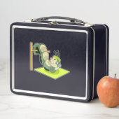 キャタピラーABSトレーニングフィットネス メタルランチボックス (インサイチュ)