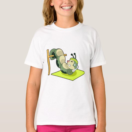 キャタピラーABSワークアウトフィットネス Tシャツ (正面)
