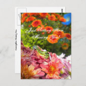 キャタピラ恋しく思ズ・ユー・ハガキ ポストカード (正面/裏面)