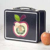 キャタピラ眠っているリンゴ メタルランチボックス (インサイチュ)
