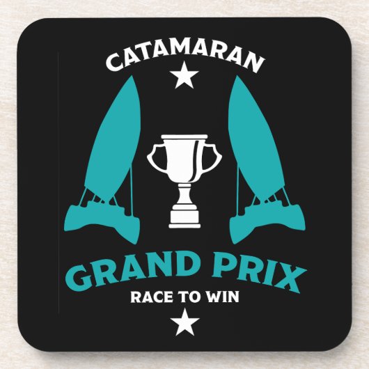 キャタマランハイドロフォイル帆船レース コースター (正面)