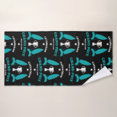 キャタマランハイドロフォイル帆船レース バスタオル (バスタオル)