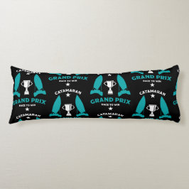 キャタマランハイドロフォイル帆船レース ボディピロー