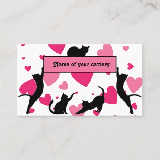 キャタリパーソナライズされたー用名刺 名刺 (正面)