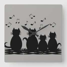 キャタワール スクエア壁時計