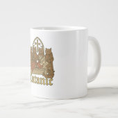 キャタン – 中世キャットカルトミーム ジャンボコーヒーマグカップ (正面右)