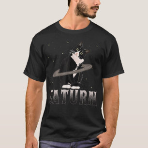 キャターナー 猫ママ 猫パパ スペース Tシャツ