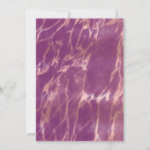 キャッおもしろいカシスバラ金ゴールドマーブルキンセアニラ 招待状 (裏面)