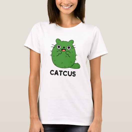 キャッおもしろいカスキャットサボンプン Tシャツ (正面)