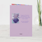 キャッおもしろいカス猫メリークリスマスカード カード (裏面)