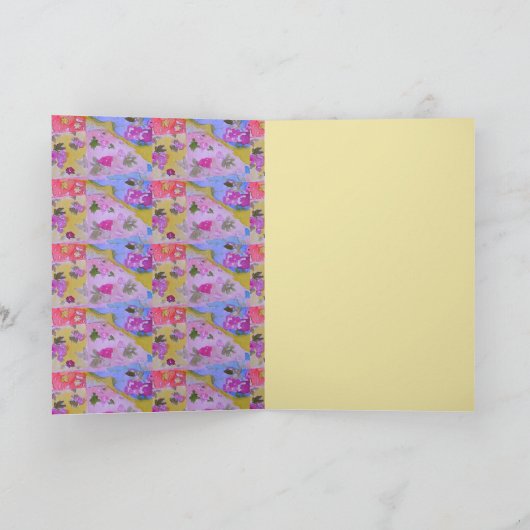 キャッおもしろいカス猫メリークリスマスカード カード (内部)