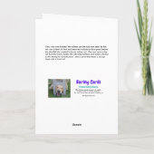 キャッおもしろいク不気味ハロウィーンカード カード (裏面)