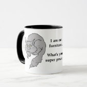 キャッおもしろいトすごいパワー マグカップ (正面左)