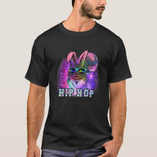 キャッおもしろいトイースターデイヒップホップかわいいペットと銀河系 Tシャツ