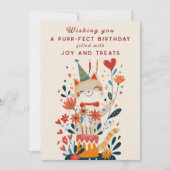 キャッおもしろいトガーデン誕生日招待状カード 招待状 (正面)