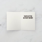 キャッおもしろいトキッテンメプン誕生日 カード (内部)