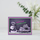 キャッおもしろいトクリスマスヴィンテージ ポストカード (スタンド正面)