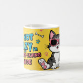キャッおもしろいトコーヒーカップ猫 コーヒーマグカップ (中央)