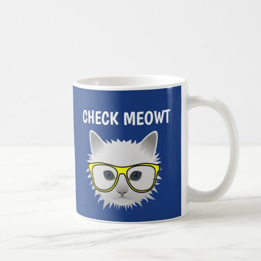 キャッおもしろいトコーヒーマグの確認MEOWT コーヒーマグカップ (右)
