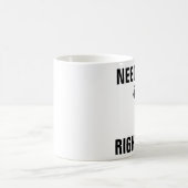 キャッおもしろいトコーヒーマグ右ミュー コーヒーマグカップ (中央)