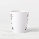 キャッおもしろいトコーヒーマグ カフェラテマグ (正面)