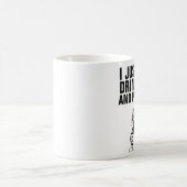 キャッおもしろいトコーヒーマグ、私はただ… コーヒーマグカップ (中央)