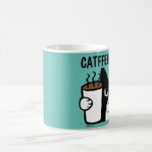 キャッおもしろいトコーヒーマグ、CATFEINATED コーヒーマグカップ (中央)